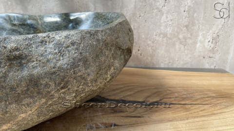 Мойка в ванную Piedra M294 из речного камня  Verde ИНДОНЕЗИЯ 00503011294_4