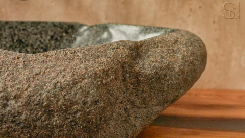 Мойка в ванную Piedra M335 из речного камня  Verde ИНДОНЕЗИЯ 00503011335_12