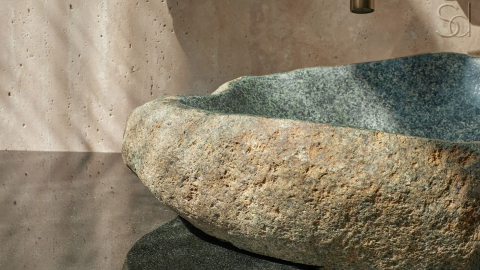 Мойка в ванную Piedra M348 из речного камня  Verde ИНДОНЕЗИЯ 00503011348_3