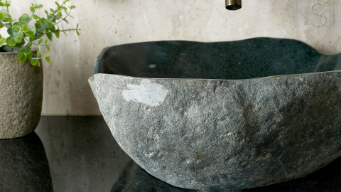 Мойка в ванную Piedra M361 из речного камня  Verde ИНДОНЕЗИЯ 00503011361_5