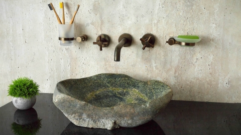Накладная раковина для ванной Piedra из гранита Verde_6