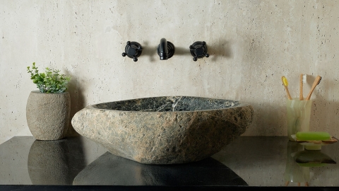 Мойка в ванную Piedra M587 из речного камня  Verde ИНДОНЕЗИЯ 00503011587_5