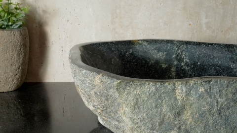 Мойка в ванную Piedra M592 из речного камня  Verde ИНДОНЕЗИЯ 00503011592_3