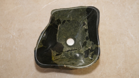 Мойка в ванную Piedra M475 из речного камня  Verde ИНДОНЕЗИЯ 00503011475_4