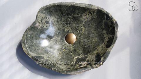 Мойка в ванную Piedra M46 из речного камня  Verde ИНДОНЕЗИЯ 0050301146_3