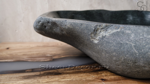 Мойка в ванную Piedra M50 из речного камня  Verde ИНДОНЕЗИЯ 0050301150_4