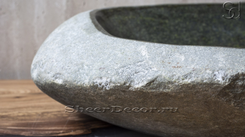 Мойка в ванную Piedra M103 из речного камня  Verde ИНДОНЕЗИЯ 00503011103_3