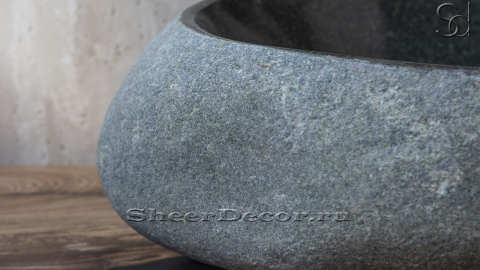 Мойка в ванную Piedra M117 из речного камня  Verde ИНДОНЕЗИЯ 00503011117_3