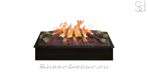Электротопка для камина RealFlame 3D Cassette Black из сплава металла_1