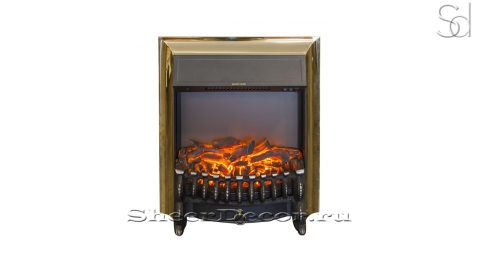 Электротопка для камина RealFlame Fobos S Golden Brass из сплава металла_1