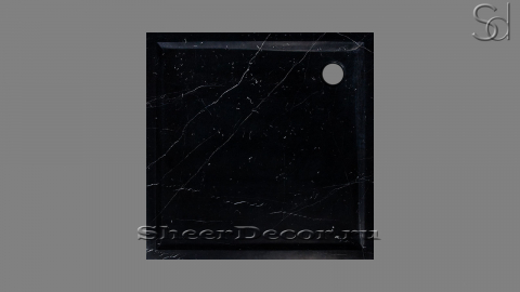 Оригинальный мраморный поддон для душа Ritter Standart из черного камня Nero Marquina 054018161_1