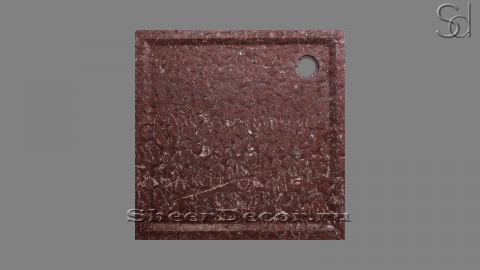 Оригинальный мраморный поддон для душа Ritter Standart из красного камня Rosso Ducale 054022161_1