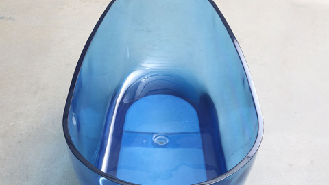 Ванна Rosio из голубого акрилового стекла Clear Blue ИТАЛИЯ 500000151_4