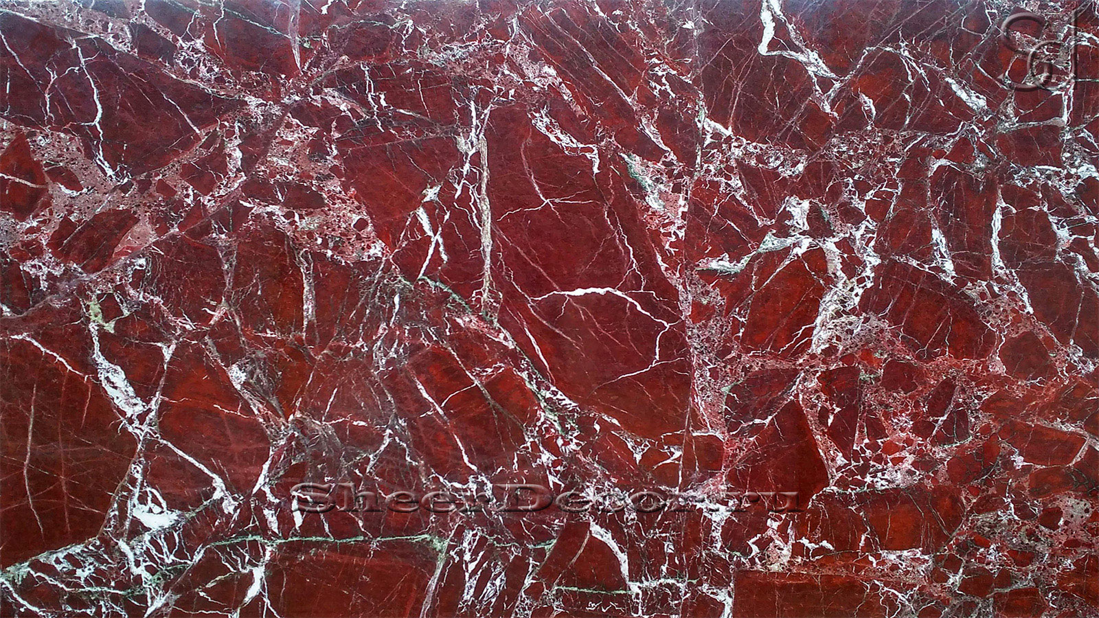 Мраморные слэбы и плитка из натурального мрамора Rosso Levanto красного  цвета