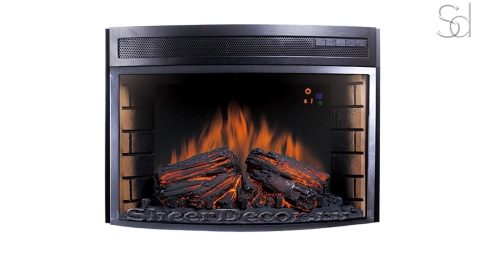 Электротопка для камина Royal Flame Dioramic Black из сплава металла_1
