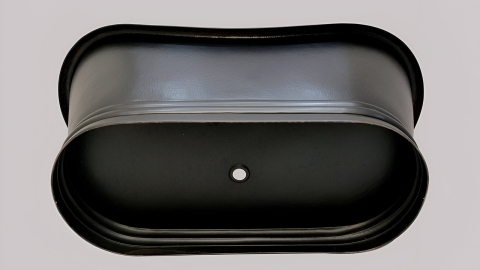 Элитная ванна Sandra M18 из меди Black Cooper 0682018518 производство ИНДИЯ_4