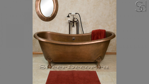 Дизайнерская ванна Sandra M15 из бронзы Bronze0683008515 производство ИНДОНЕЗИЯ_1
