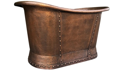 Элитная ванна Sandra M31 из меди Copper 0682008531 производство ИНДОНЕЗИЯ_2