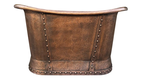 Элитная ванна Sandra M31 из меди Copper 0682008531 производство ИНДОНЕЗИЯ_4