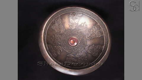 Кованая раковина Sfera M44 из бронзы Bronze ИНДОНЕЗИЯ 0013004144 для ванной_1