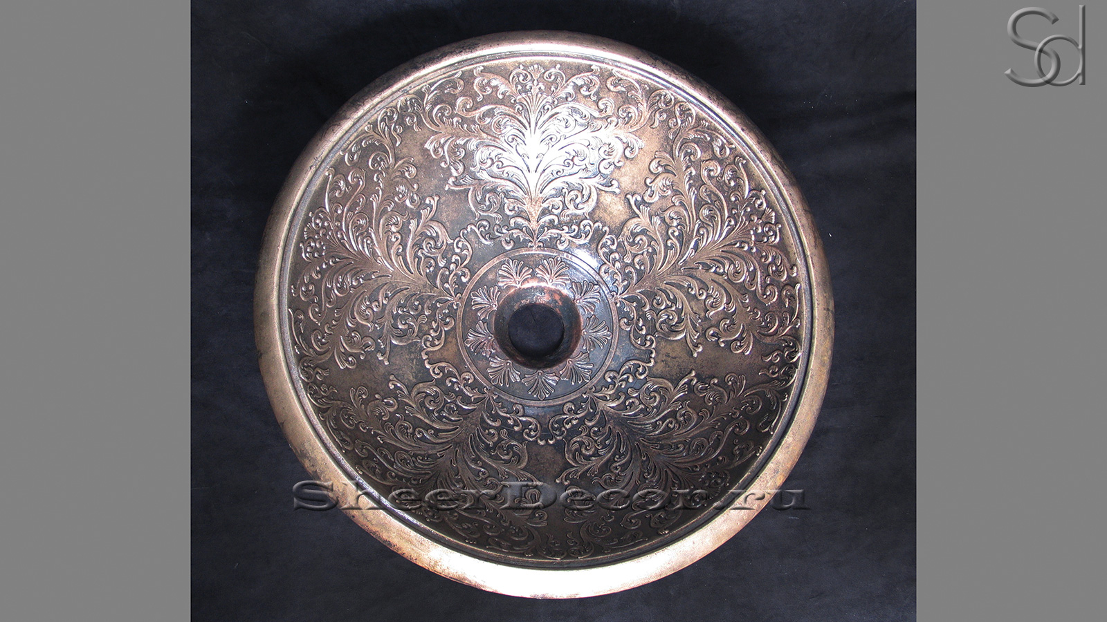 Бронзовая раковина Sfera M51 из сплава Bronze ИНДОНЕЗИЯ 0013004151 для ванной комнаты_1