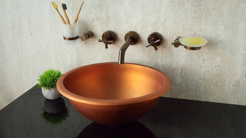 Раковина Sfera M79 из медного  Copper ИНДОНЕЗИЯ 0012002179 для ванной_2
