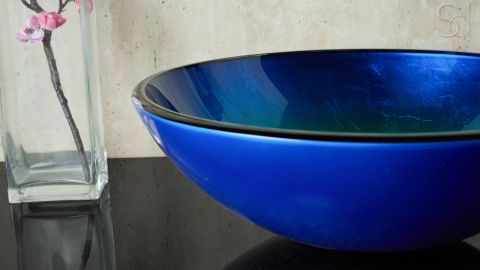 Раковина Sfera из закаленного стекла Glass BlueGardient ПОЛЬША 001000111 для ванной комнаты_4