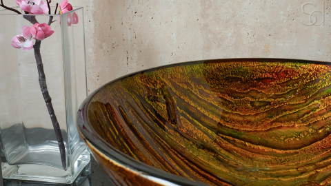 Раковина Sfera из закаленного стекла Glass Reptile ПОЛЬША 001000111 для ванной комнаты_6