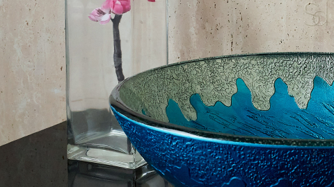 Мойка из закаленного стекла Sfera Glass SeaWave ПОЛЬША 001000111 для ванной комнаты_6