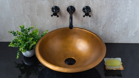 Кованая раковина Sfera M48 из бронзы Gold Bronze ИНДОНЕЗИЯ 0013026148 для ванной_3