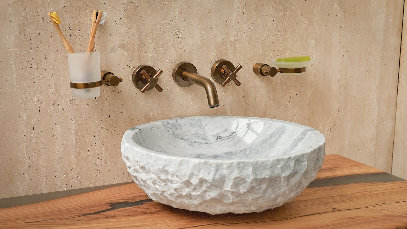 Мраморная раковина Sfera из белого камня Statuarietto ИТАЛИЯ 001161311 для ванной комнаты_8
