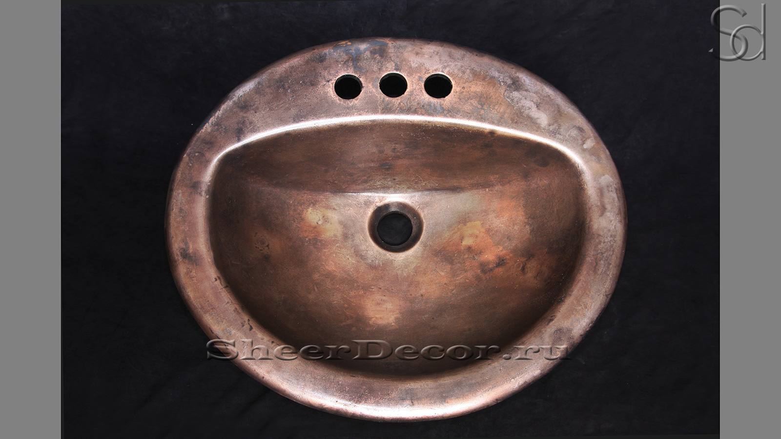 Бронзовая раковина Shani из сплава Bronze ИНДОНЕЗИЯ 643300411 для ванной комнаты_1