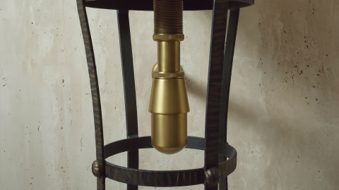 сливной сифон Siris M2 из золота, с глянцевой фактурой, из латуни Brass Brushed 652353162_2