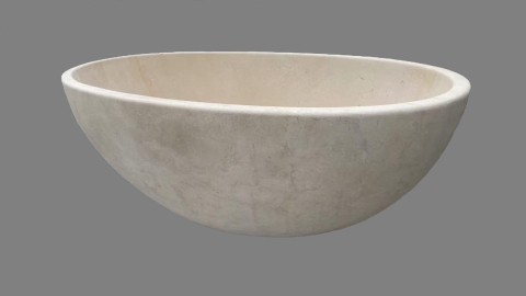 Каменная ванна Tala из бежевого мрамора Galala Beige 071094151_1