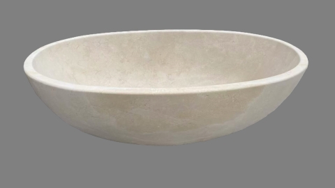 Каменная ванна Tala из бежевого мрамора Galala Beige 071094151_2