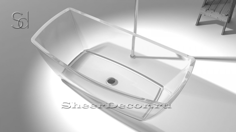 Бесцветного ванна Tray из акрилового стекла Clear Cube ИТАЛИЯ 383726151_1