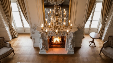 Мраморный портал белого цвета для отделки камина Vanda из натурального камня Bianco Extra 688111901_12