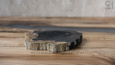 Каменная мыльница  Vibek из черного дерева Petrified Blackwood_2