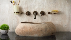 Накладная раковина для ванной Piedra из гранита Beige_1