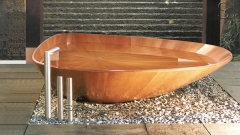 Оригинальная ванна Lake M2 из натурального дерева Eiche 719396152 бежевого цвета_1