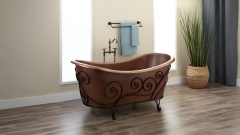 Элитная ванна Sandra M6 из меди Copper 068200856 производство ИНДОНЕЗИЯ_1