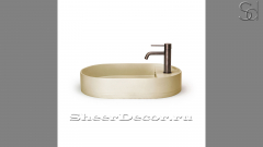 Накладная раковина Margo M27 из желтого бетона Concrete Yellow РОССИЯ 1004751127 для ванной комнаты_1