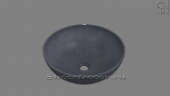 Накладная раковина Sfera M55 из черного бетона Black РОССИЯ 0015159155 для ванной комнаты_1