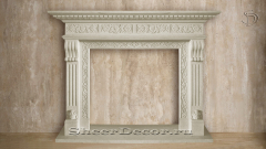 Мраморный портал белого цвета для отделки камина Jenit из натурального камня Bianco Extra 405111901_2