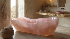 Эксклюзивная ванна Hector M12 из розового оникса Pink Onyx 0074611512_2
