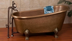 Элитная ванна Sandra M14 из бронзы Copper 0682008514 производство ИНДОНЕЗИЯ_1