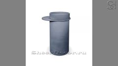 Напольная раковина с пьедесталом Jenna из синего бетона Concrete Blue РОССИЯ 126476171 для ванной комнаты_1
