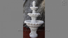 Гранитный фонтан белого цвета Akela из камня сорта Blanco Brillante 217555941_1