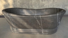 Мраморная ванна Sandra из черного камня Nero Marquina 068018051_1