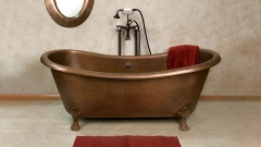 Элитная ванна Sandra M15 из меди Copper 0682008515 производство ИНДОНЕЗИЯ_1